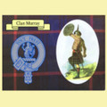 Murray Clan Crest Tartan History Murray Clan Badge Postcard