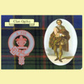 Ogilvie Clan Crest Tartan History Ogilvie Clan Badge Postcard