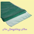 Hunter Green Organza Wedding Table Runners Decorations x 5 For Hire