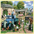 Spring Farm Animal Themed Millenium Wooden Jigsaw Puzzle 1000 Pieces