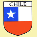 Chile Flag Country Flag Chile Decals Stickers Set of 3