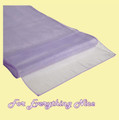 Lavender Organza Wedding Table Runners Decorations x 5 For Hire