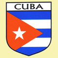 Cuba Flag Country Flag Cuba Decals Stickers Set of 3