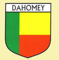 Dahomey Flag Country Flag Dahomey Decals Stickers Set of 3