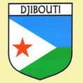 Djibouti Flag Country Flag Djibouti Decals Stickers Set of 3