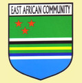 East African Community Flag Country Flag East African Decals Stickers Set of 3