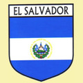 El Salvador Flag Country Flag El Salvador Decals Stickers Set of 3