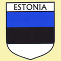 Estonia Flag Country Flag Estonia Decal Sticker