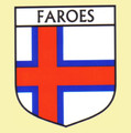 Faroes Flag Country Flag Faroes Decals Stickers Set of 3