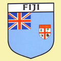 Fiji Flag Country Flag Fiji Decals Stickers Set of 3