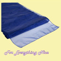 Navy Blue Organza Wedding Table Runners Decorations x 5 For Hire