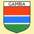 Gambia Flag Country Flag Gambia Decals Stickers Set of 3