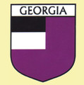 Georgia Flag Country Flag Georgia Decals Stickers Set of 3