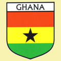 Ghana Flag Country Flag Ghana Decals Stickers Set of 3