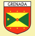 Grenada Flag Country Flag Grenada Decals Stickers Set of 3