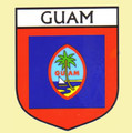 Guam Flag Country Flag Guam Decals Stickers Set of 3
