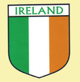 Ireland Flag Country Flag Ireland Decals Stickers Set of 3