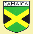 Jamaica Flag Country Flag Jamaica Decal Sticker