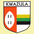 Kwazula Flag Country Flag Kwazula Decals Stickers Set of 3