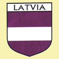 Latvia Flag Country Flag Latvia Decals Stickers Set of 3