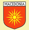 Macedonia 1 Flag Country Flag Macedonia 1 Decals Stickers Set of 3