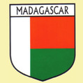 Madagascar Flag Country Flag Madagascar Decals Stickers Set of 3