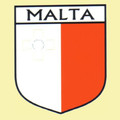 Malta Flag Country Flag Malta Decal Sticker