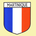 Martinique Flag Country Flag Martinique Decals Stickers Set of 3