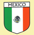 Mexico Flag Country Flag Mexico Decals Stickers Set of 3