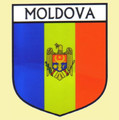 Moldova Flag Country Flag Moldova Decal Sticker