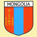 Mongolia Flag Country Flag Mongolia Decals Stickers Set of 3