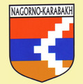 Nagorno-Karabakh Flag Country Flag Nagorno-Karabakh Decals Stickers Set of 3
