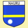 Nauru Flag Country Flag Nauru Decals Stickers Set of 3