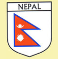 Nepal Flag Country Flag Nepal Decal Sticker