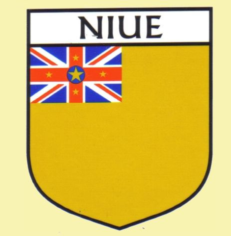 Niue Flag Country Flag Niue Decals Stickers Set Of 3 For Everything Genealogy
