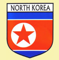 North Korea Flag Country Flag North Korea Decals Stickers Set of 3