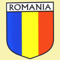 Romania Flag Country Flag Romania Decals Stickers Set of 3