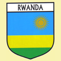 Rwanda Flag Country Flag Rwanda Decals Stickers Set of 3