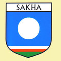 Sakha Flag Country Flag Sakha Decals Stickers Set of 3