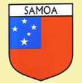 Samoa Flag Country Flag Samoa Decal Sticker
