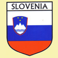 Slovenia Flag Country Flag Slovenia Decals Stickers Set of 3