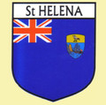 St Helena Flag Country Flag St Helena Decals Stickers Set of 3