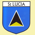 St Lucia Flag Country Flag St Lucia Decal Sticker