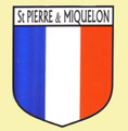 St Pierre & Miquelon Flag Country Flag St Pierre & Miquelon Decal Sticker