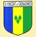 St Vincent & Grenadines Flag Country Flag St Vincent Decals Stickers Set of 3
