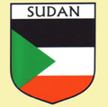 Sudan Flag Country Flag Sudan Decals Stickers Set of 3