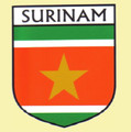 Surinam Flag Country Flag Surinam Decals Stickers Set of 3