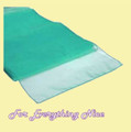 Turquoise Organza Wedding Table Runners Decorations x 25 For Hire