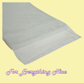White Organza Wedding Table Runners Decorations x 5 For Hire