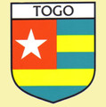 Togo Flag Country Flag Togo Decals Stickers Set of 3